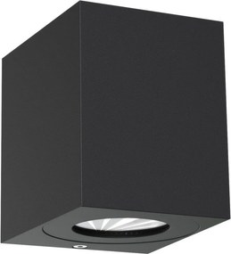NORDLUX 49711003 CANTO Modern Kültéri Fali Lámpa Fekete LED IP44
