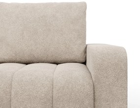 Modena sarokkanapé, szövet anyag, univerzális oldal, bézs