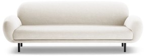 Fehér buklé kanapé 208 cm Poppy – Micadoni