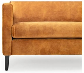 Adagio sárga bársony kanapé, 220 cm - Scandic