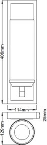 Feiss AMALIA FE-AMALIA1-LBATH Fali lámpa 1x3,5W/G9 320LM IP44