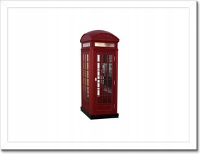 Poszterek keretben 40x30 Piros angol fülke