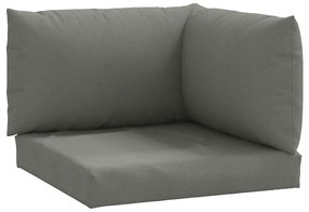 3 db melange sötétszürke szövet raklappárna