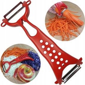 Kétoldalas Zöldséghámozó Reszelő Kés Szeletelő Julienne #07