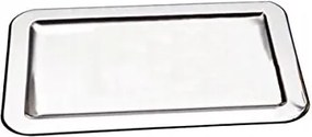 Tálaló tálca, rozsdamentes acél, 36 x 25 cm