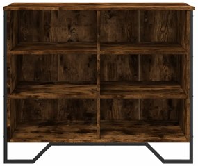 sonoma tölgy színű szerelt fa tálalószekrény 91 x 35,5 x 74,5cm