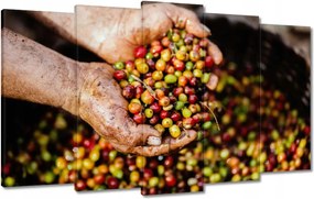 Vászonkép 100x60 Kávé szett Kávé