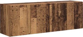 vidaXL TV Fali Szekrény 2 pcs Öreg fa 59,5 x 31 x 40 cm Faanyag