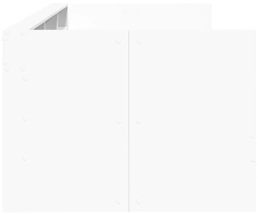 fehér kanapéágy fiókkal matrac nélkül 100x200 cm
