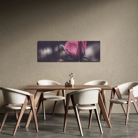 Kép - Rózsa virág részlete (órával) (90x30 cm)