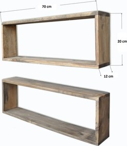 Fali polc, 70 cm – Aa007