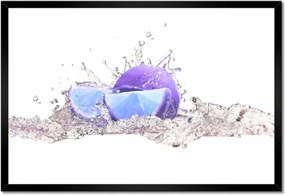 Poszter keretben 60x40 Kék lime