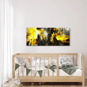Kép - Foci a nagyvárosban (120x50 cm)
