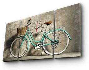 Kolo dekoratív falióra, 84 x 45 cm