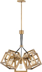 Quintiesse glamour modern függeszték ensemble csiszolt bronz elsqn-ensemble5p-bb