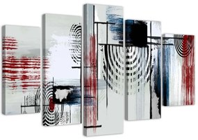 Gario Vászonkép Shields - 5 részes Méret: 100 x 70 cm