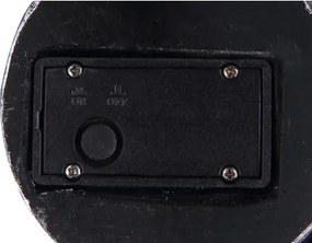 Globo 33439 Solar asztali lámpa, műanyag, ezüst-arany színű, láng effekttel, IP44, akkumulátorral: AAA 200mAh 1,2V, HxSZxM:120x110x265mm, tartozék: 36xLED 0,06W 3V, 3000K