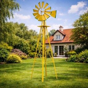 STILISTA Szélmalom US-Style 245 cm sárga