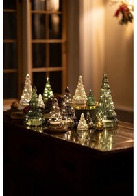 Sötétbarna elemmel működő fénydekoráció készlet 2 db-os ø 6,5 cm Lucy Tree – Sirius