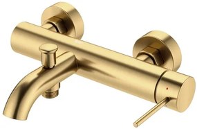 Kád csaptelep SAT Aurum zuhanyszett nélkül 150 mm csiszolt arany SATBAUR222BG