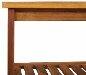 Kerti szekrény polcokkal tárolóval Barna 75 x 35 x 70cm