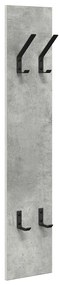 Fali Kabáthorog Beton szürke 20 x 1.5 x 100 cm Faanyag