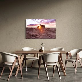 Kép - naplemente a sivatagban (90x60 cm)