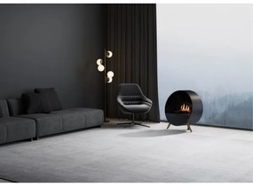 Planika Bubble Fali &amp; Floor BEV - BIO kandalló távirányítással 72,6x65 cm 2,5kW