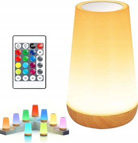 Led Éjjeli lámpa Gyerek Hálószobába Vezeték nélküli Usb Rgb Érintőképernyős