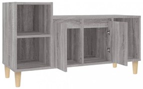szürke sonoma színű szerelt fa TV-szekrény 100x35x55 cm
