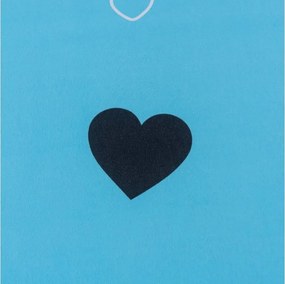 Mikroszálas lepedő CORAZON kék 180x200 cm