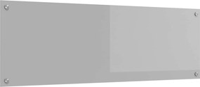 vidaXL Konyhai splashback Világosszürke 120 x 40 cm edzett üveg