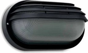 NOVOLUX 107G-G05X1A-02 FAR Modern Kültéri Fali Lámpa Fekete E27 IP44