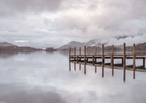 Poszter 42x29,7cm Móló Derwentwaterben, Assaf Frank
