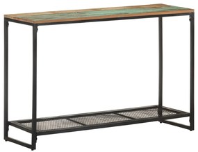 tömör újrahasznosított fa tálalóasztal 110 x 35 x 75 cm