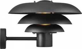 NORDLUX 2118071003 KRUNOS Modern Kültéri Fali Lámpa Fekete E27 IP54