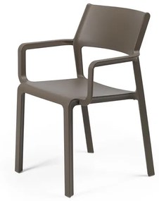 Nardi Trill dohány barna kültéri karos szék