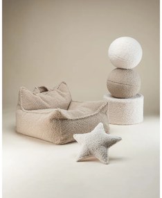 Világosbarna buklé gyerek babzsákfotel Chair – Wigiwama