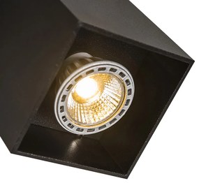 Modern spotlámpa fekete - Qubo