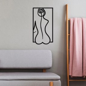 Fém fali dekoráció, 50×27 cm