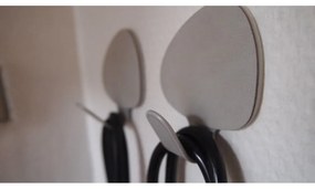 Világosszürke acél akasztó szett 2 db-os Curve M Nupo – LIND DNA