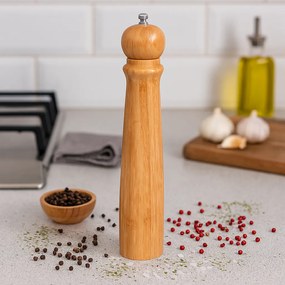 Excellent Houseware bambusz fűszerőrlő, 6 x 31 cm