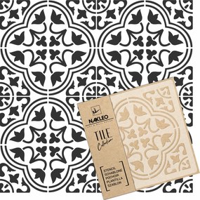 Festősablon Csempe Csempék Többször felhasználható 30x30cm Spanyol minta Moro