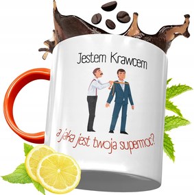 Narancssárga Bögre Szabónak Születésnapi Ajándék fényképes nyomtatással