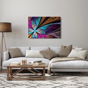 Kép - absztrakció, virág (90x60 cm)
