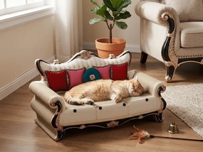 Macskaágy kaparóval ROYAL PURR 59,5x27x33 cm, karton