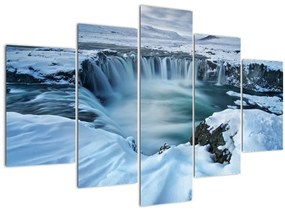 Kép - Istenek vízesése, Izland (150x105 cm)