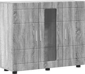vidaXL Fából Készült Szekrény Szürke Sonoma 88,5 x 30,5 x 73 cm