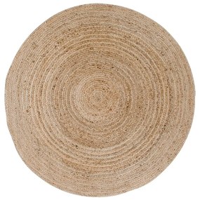 Bombay világosbarna kerek szőnyeg, ø 90 cm - House Nordic