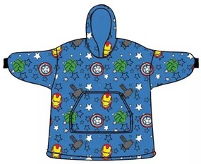 Bosszúállók Mini Hero felnőtt belebújós plüss polár takaró, poncsó
